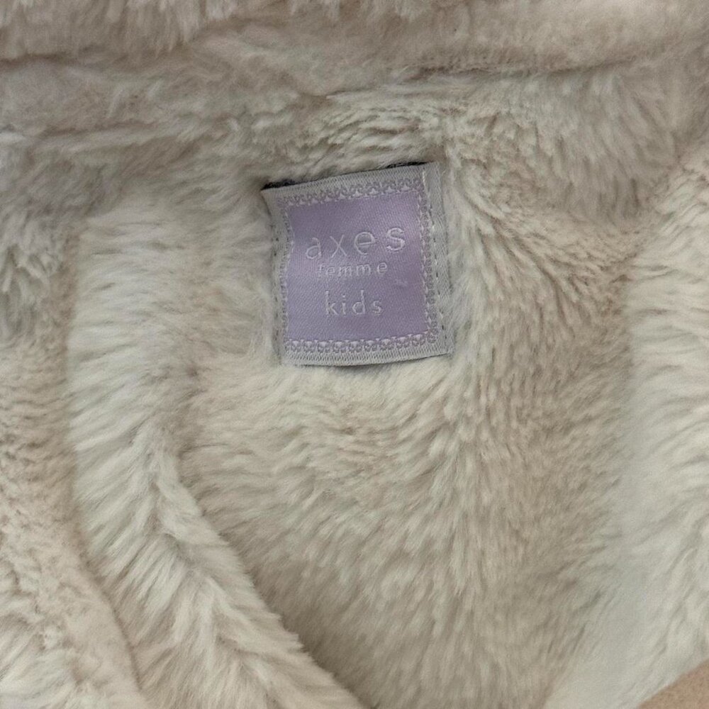 Axes Femme Kids Teddy bear hooded jacket - Picture 3 of 3